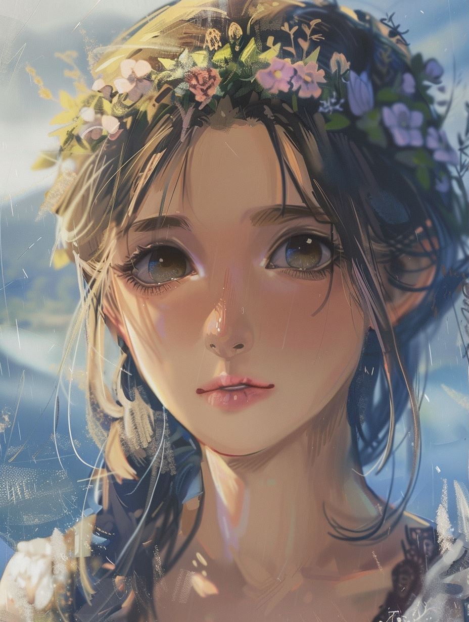 Ethereal Porcelain Muse - Image 3