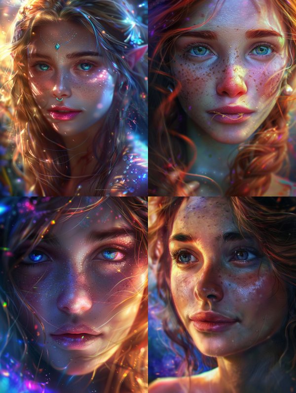 Ethereal Portraits of Celestial Beauty