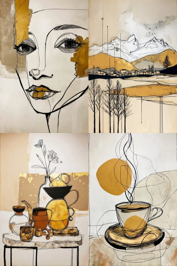 Golden Ink Muse
