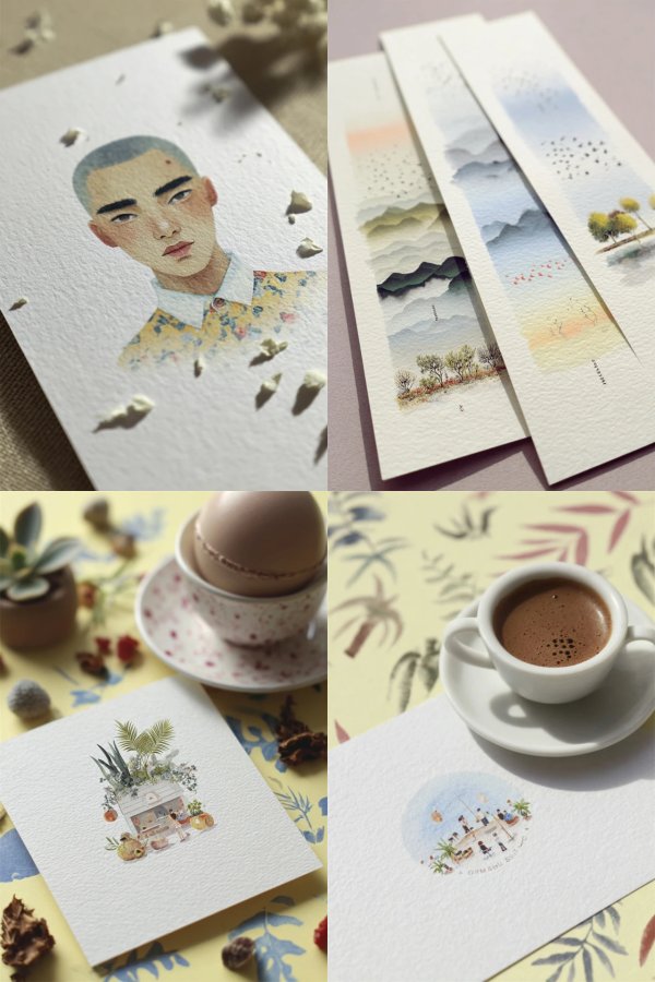 Soft Watercolor Portrait