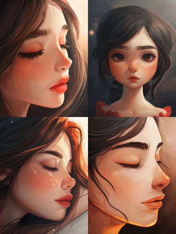 Soft Ethereal Digital Portraits