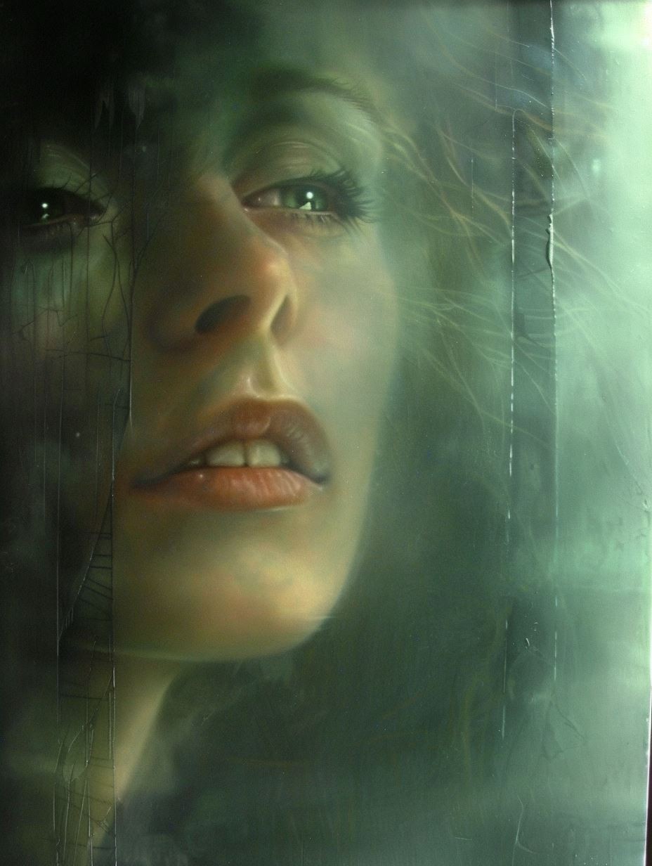Ethereal Emerald Gaze