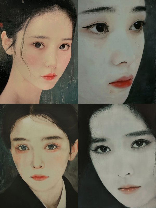 Ethereal Porcelain Muse