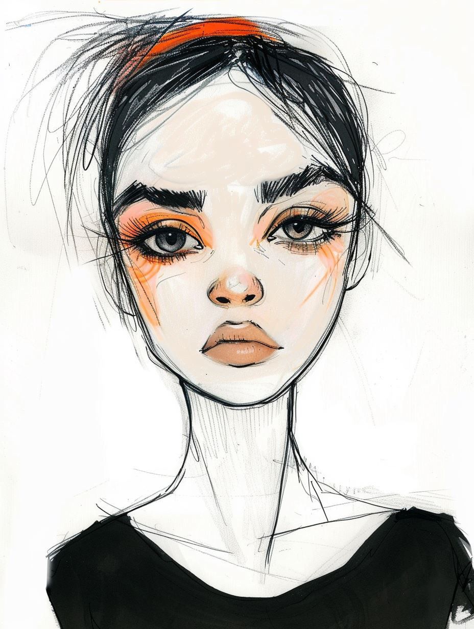 Urban Autumn Digital Portrait
