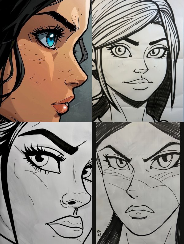 Azure Gaze Comic Art