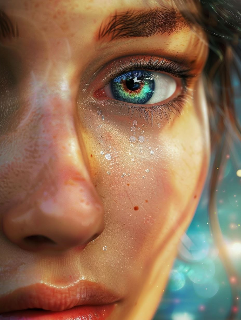 Sun-Drenched Ethereal Portrait