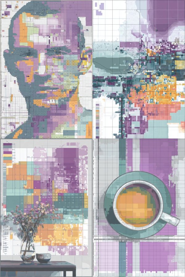 Digital Fragment Portrait