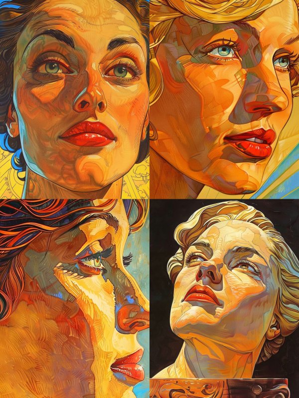 Vibrant Pop Art Portraiture