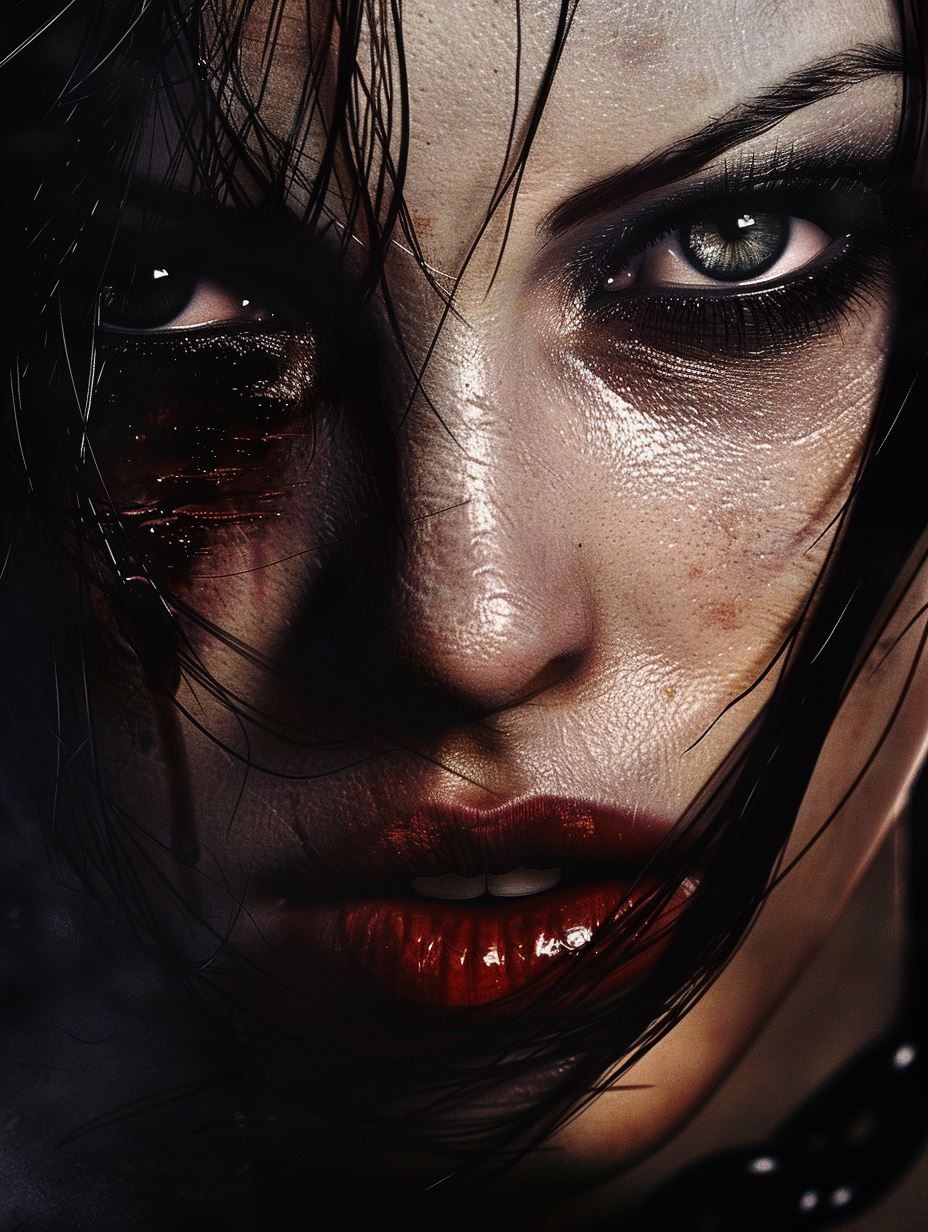 Dark Cinematic Gothic Portrait