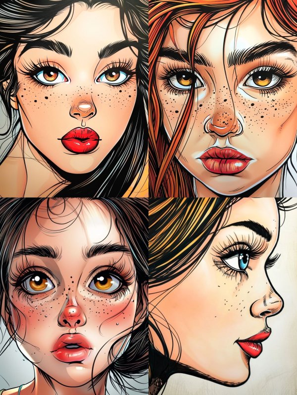 Vivid Comic Glamour