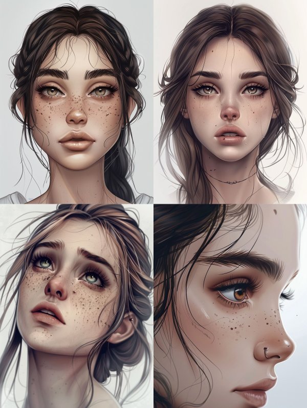 Ethereal Digital Portraiture Study