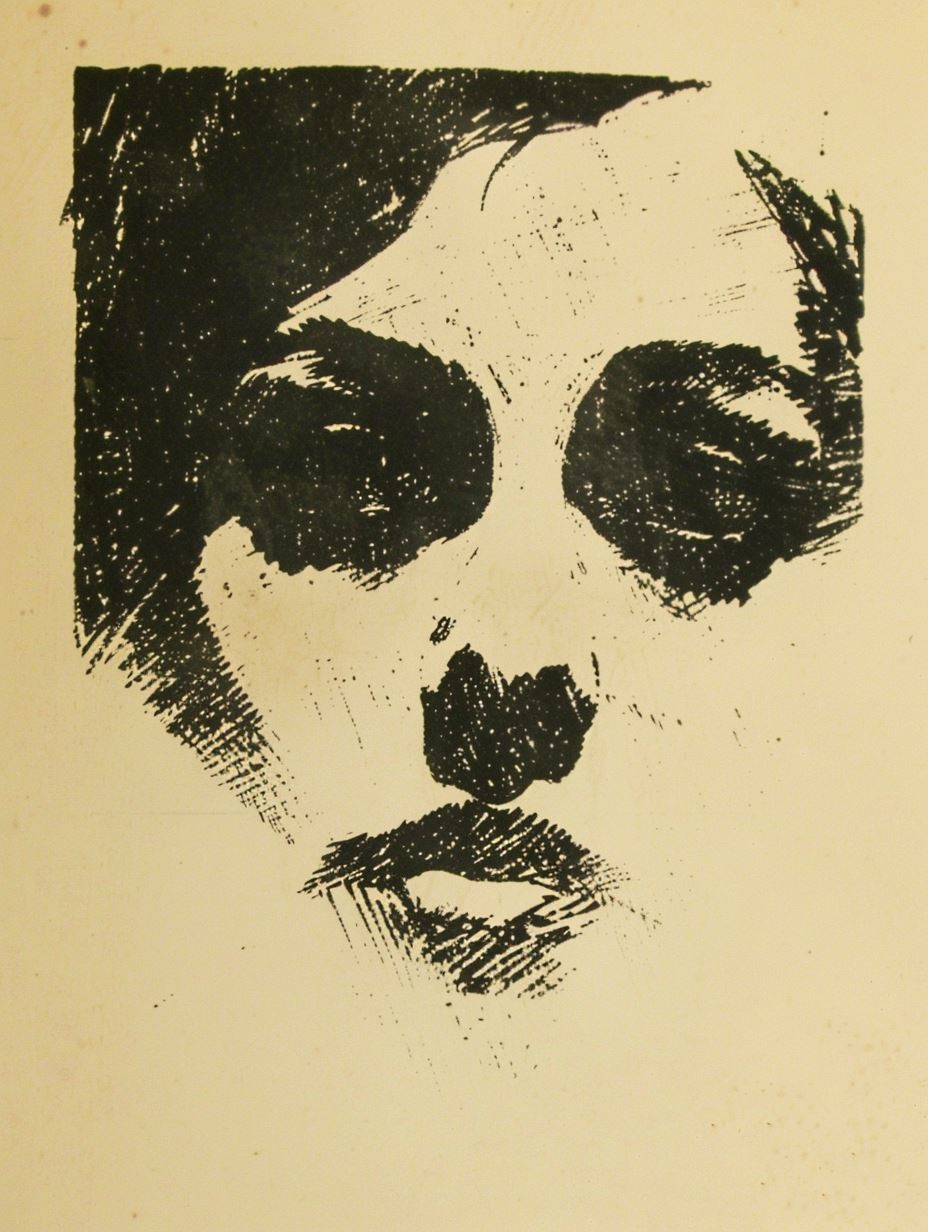 Ink Shadow Portrait - Image 1