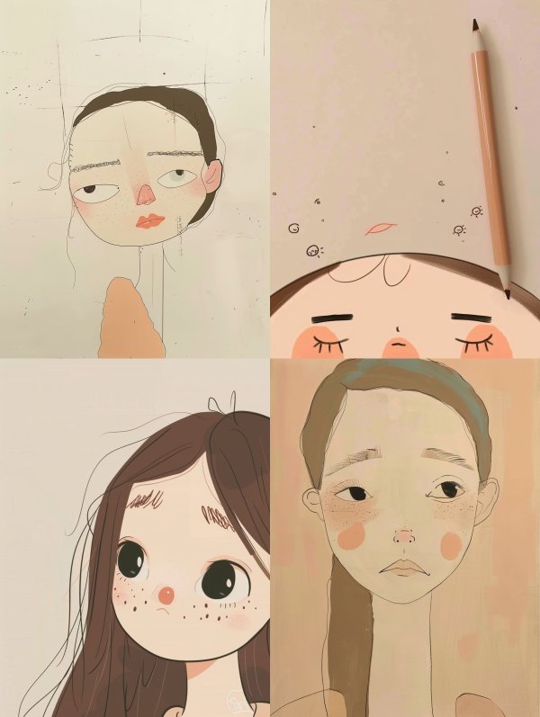 Minimalist Ethereal Portrait Study