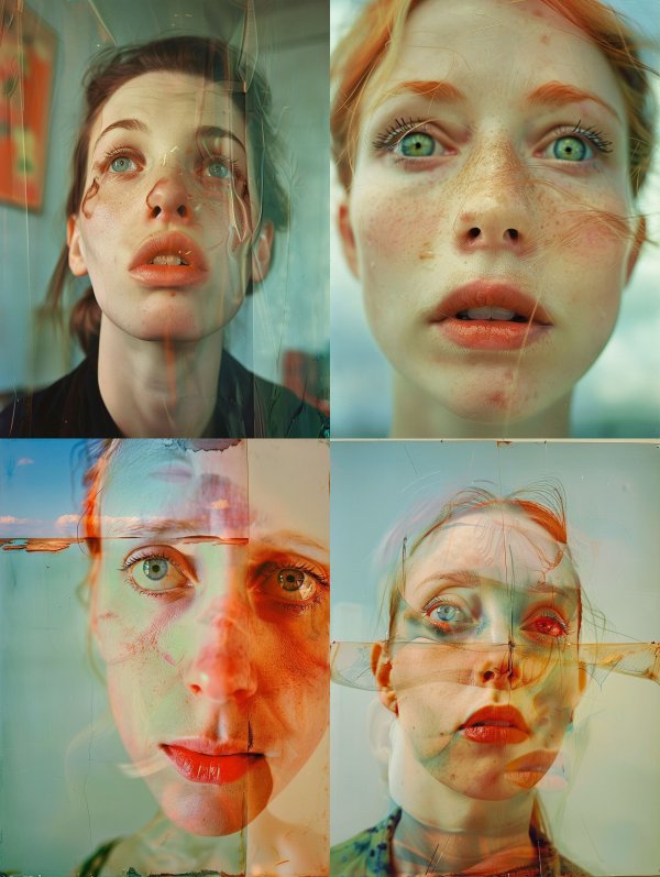 Distorted Gaze Through Glass