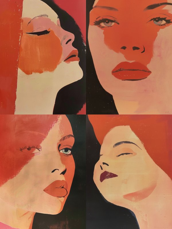 Crimson Dream Portrait