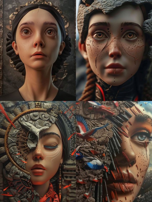 Ethereal Gothic Portrait
