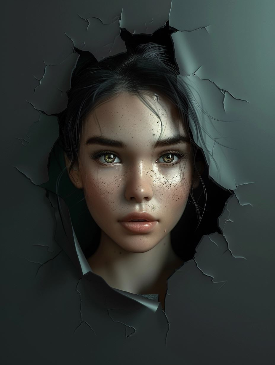 Ethereal Dewy Portrait Study