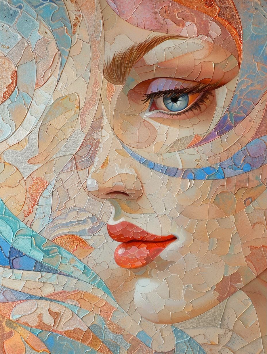Mosaic Dream Portrait - Image 1