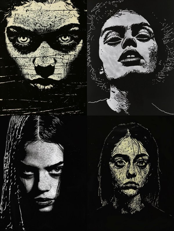 Dark Gothic Noir Portraits