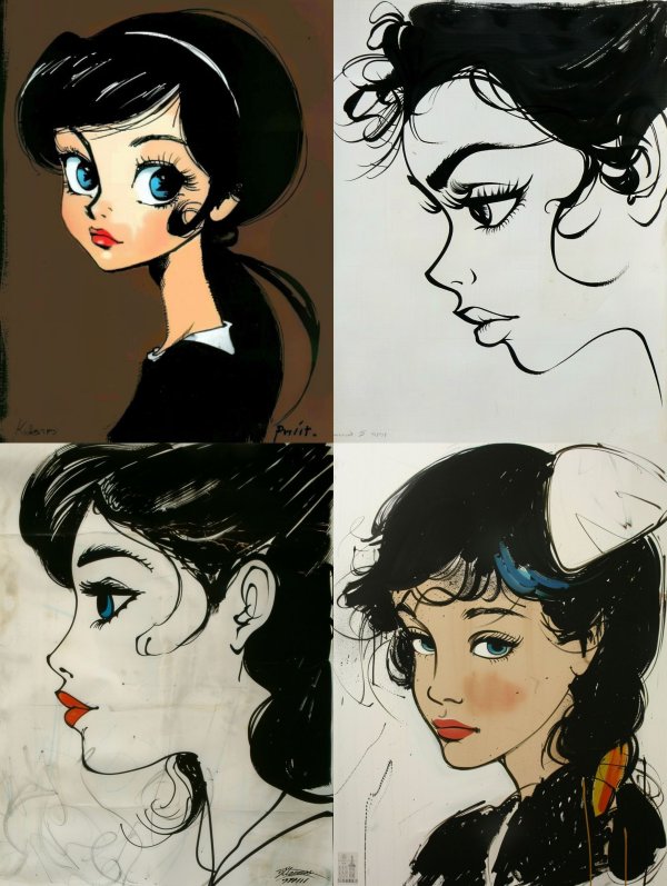 Vintage Anime Elegance