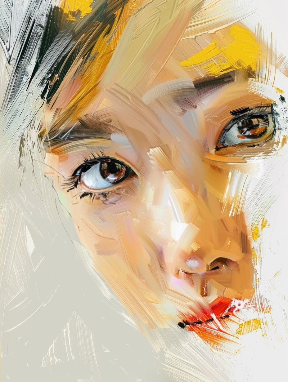 Abstract Impressionist Muse - Image 2