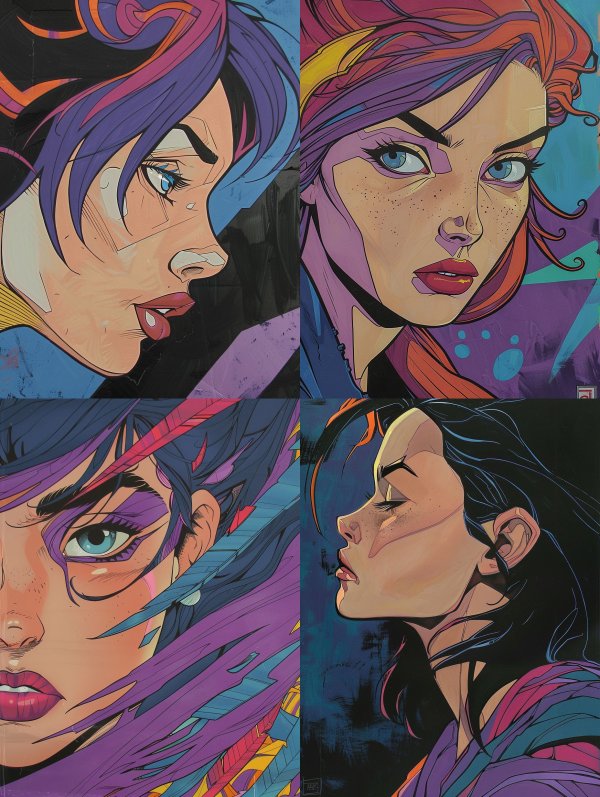 Neon Comic Noir