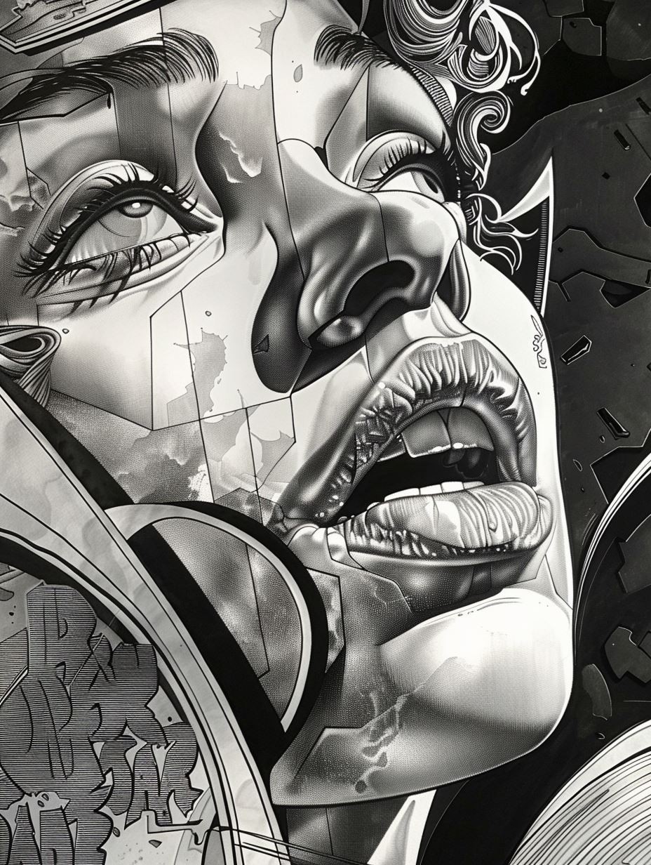 Cyber-Noir Chrome Fragment