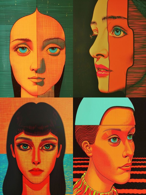 Neon Halftone Vision
