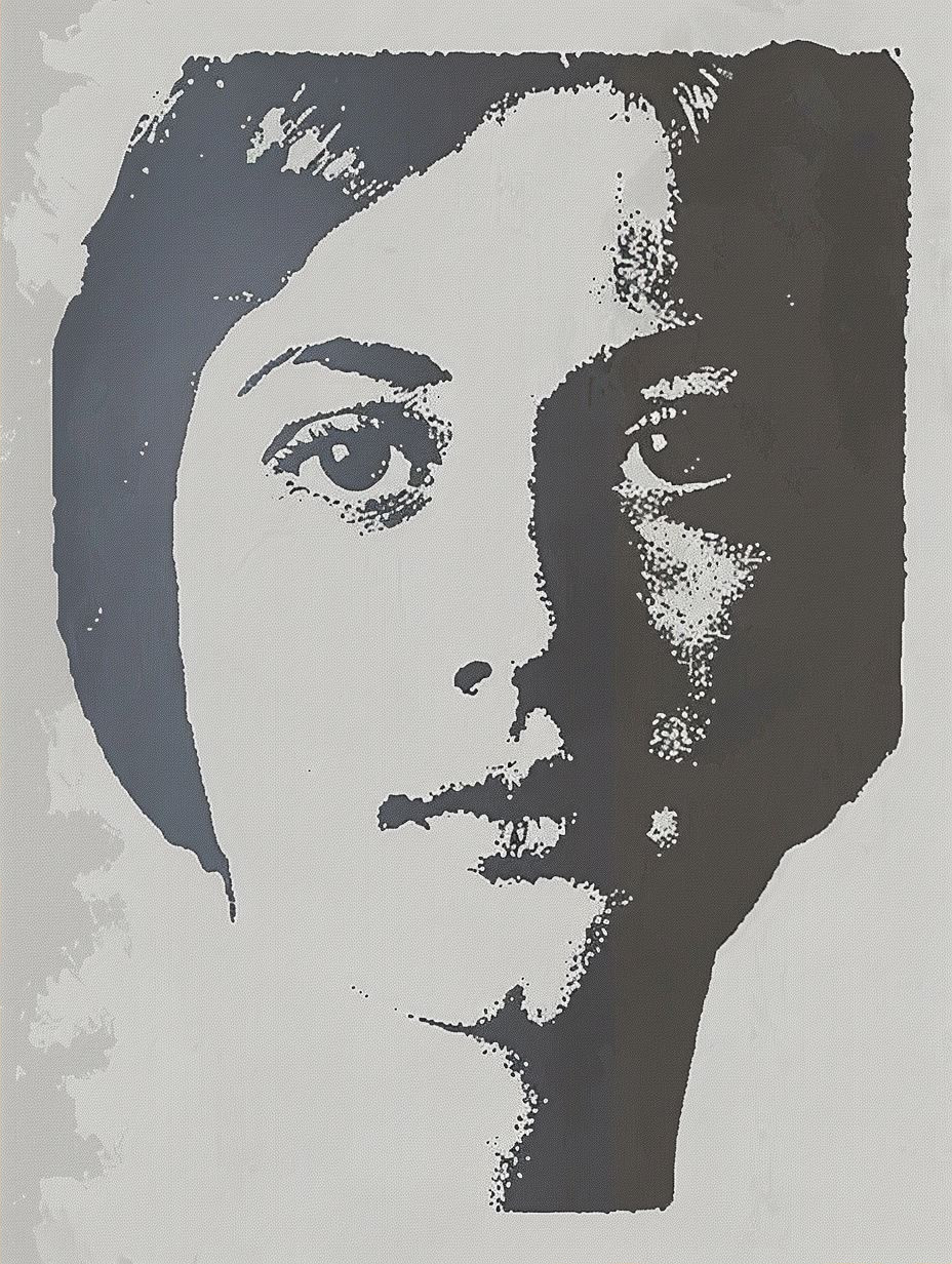 Vintage Pop Art Portrait