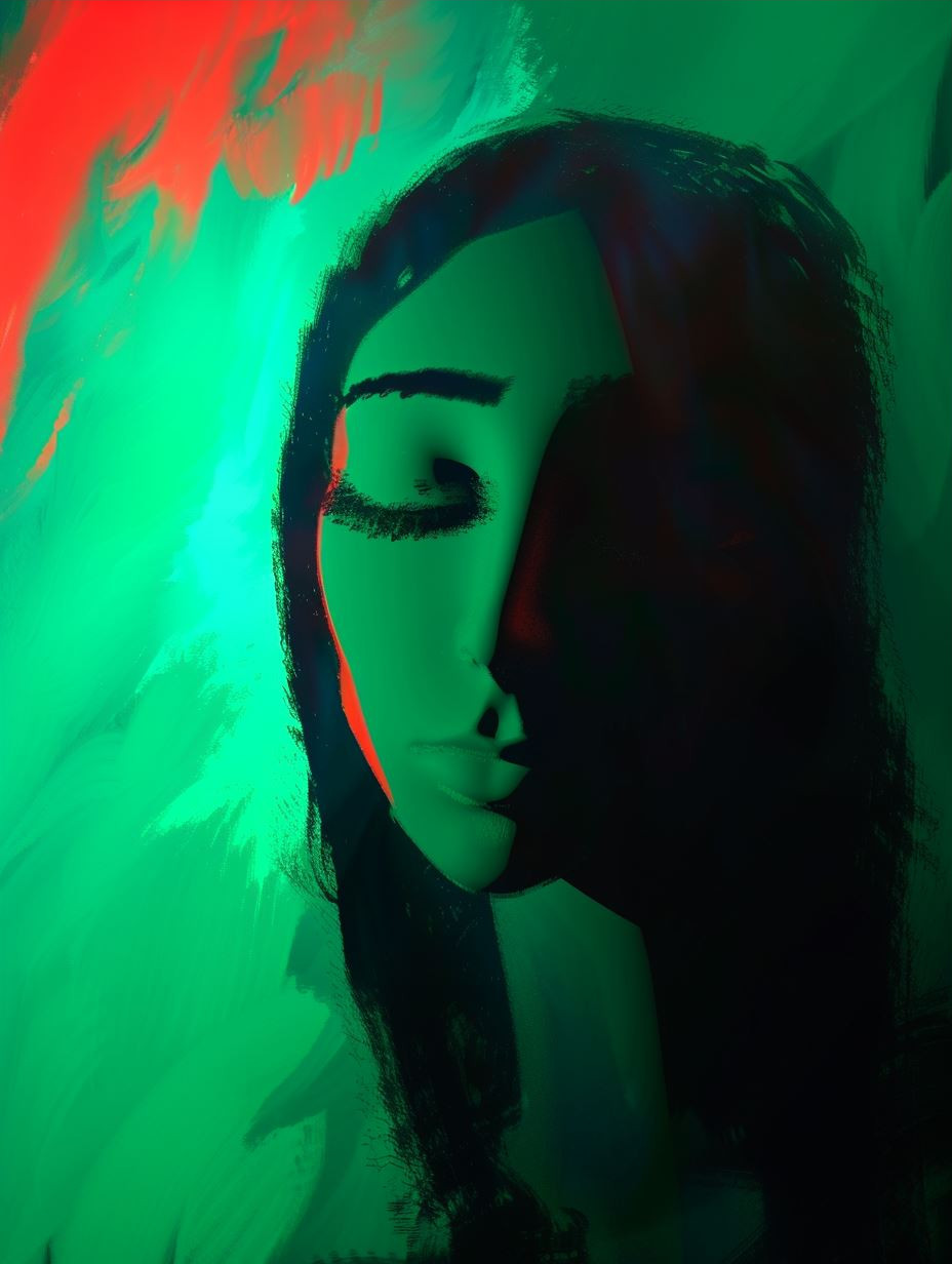 Neon Dreams of Digital Silence