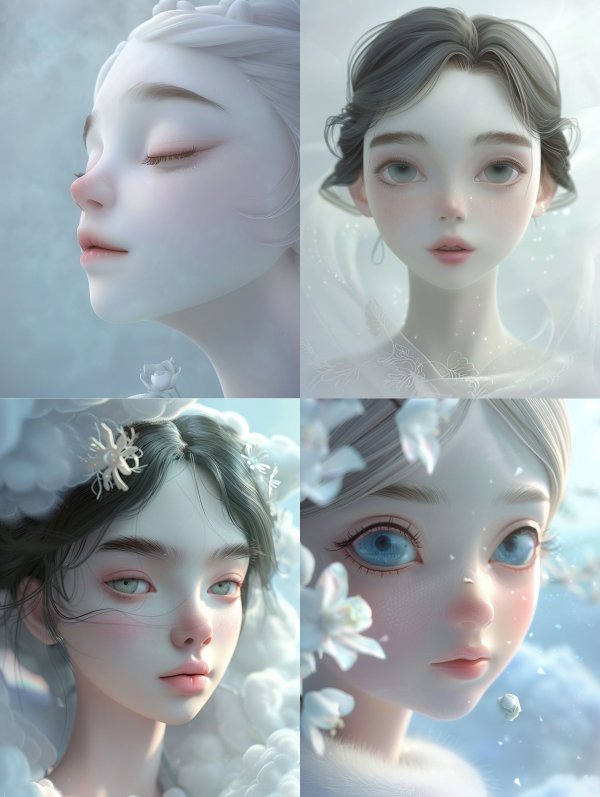 Ethereal Porcelain Dream