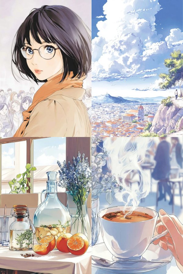 Serene Anime Elegance