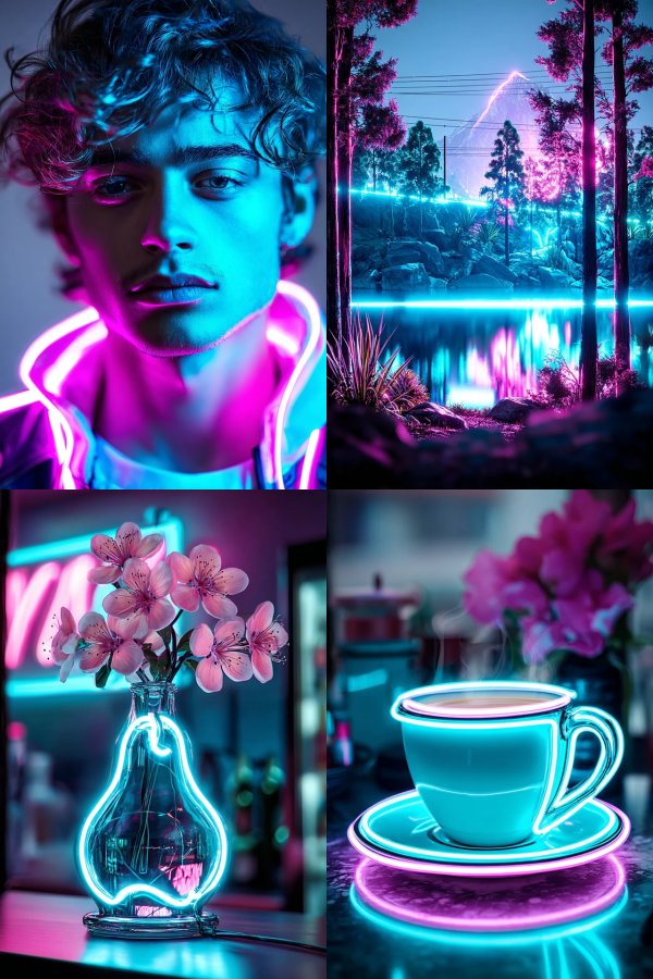 Neon Pulse Portrait