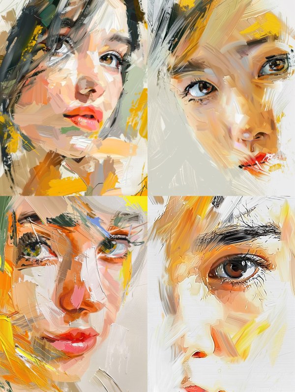 Abstract Impressionist Muse