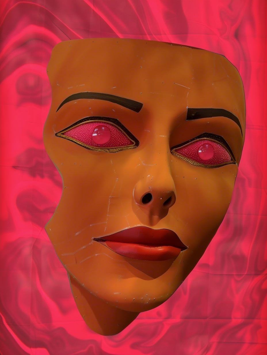 Crimson Cybernetic Gaze