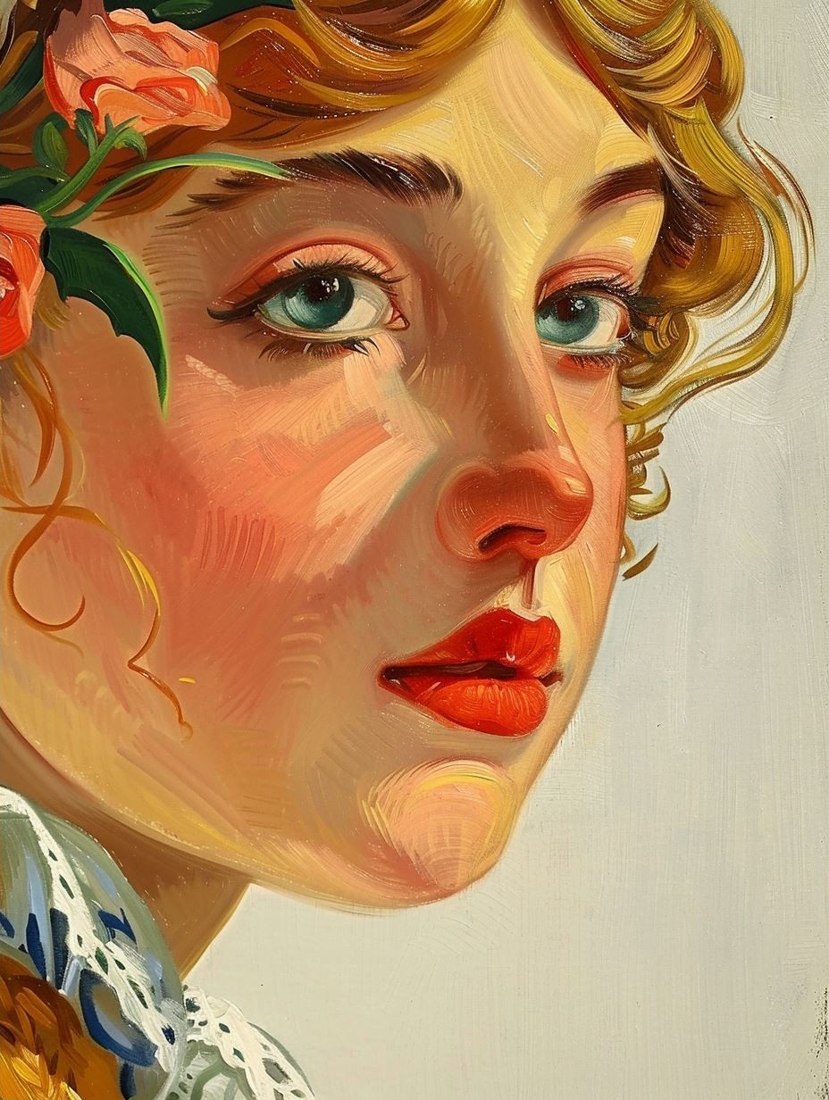Sunlit Canvas Gaze