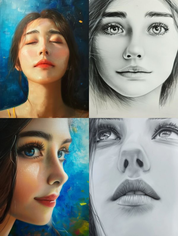 Azure Dream Portrait