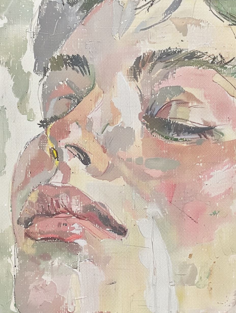 Ethereal Watercolor Gaze