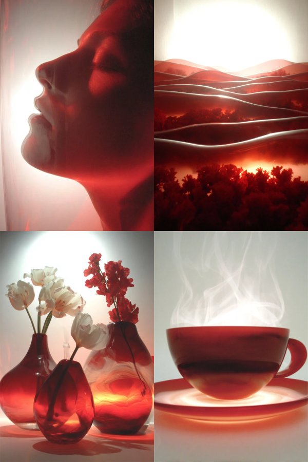Crimson Veil Silhouette
