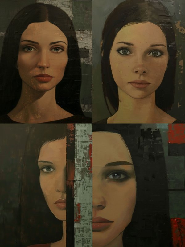 Ethereal Noir Portrait