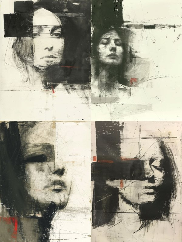 Fragmented Soul in Ink