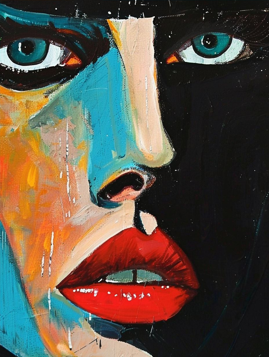 Vibrant Pop Art Portraiture