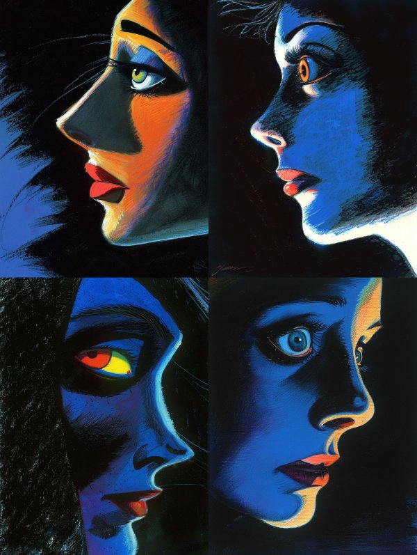 Neon Soul Portrait