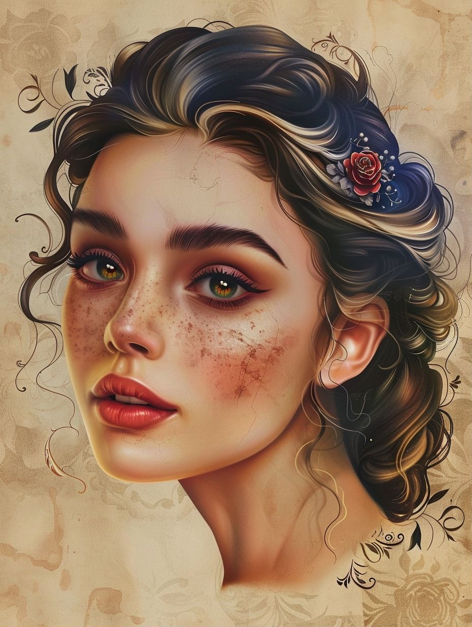 Vintage Floral Muse - Image 1