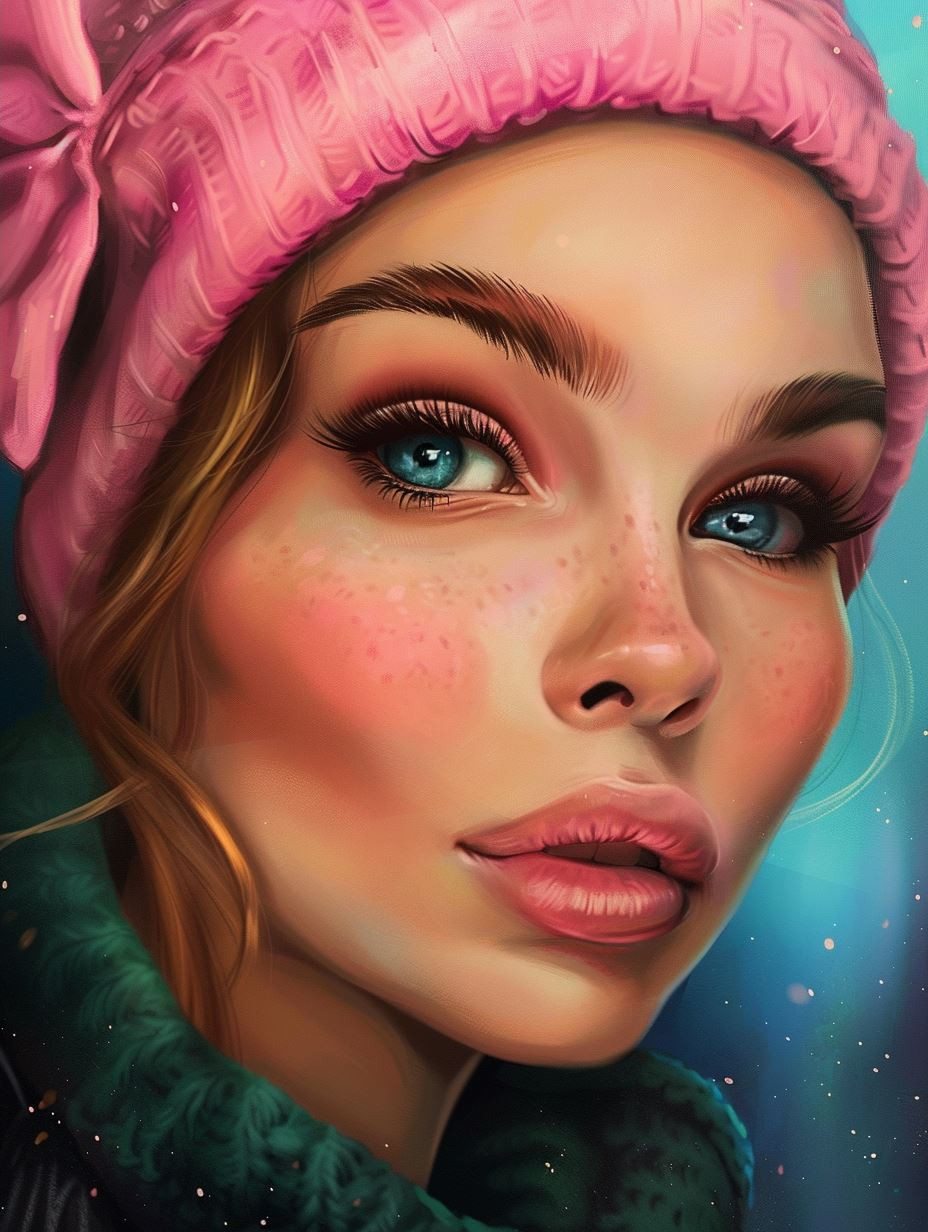 Ethereal Monochrome Portrait Study