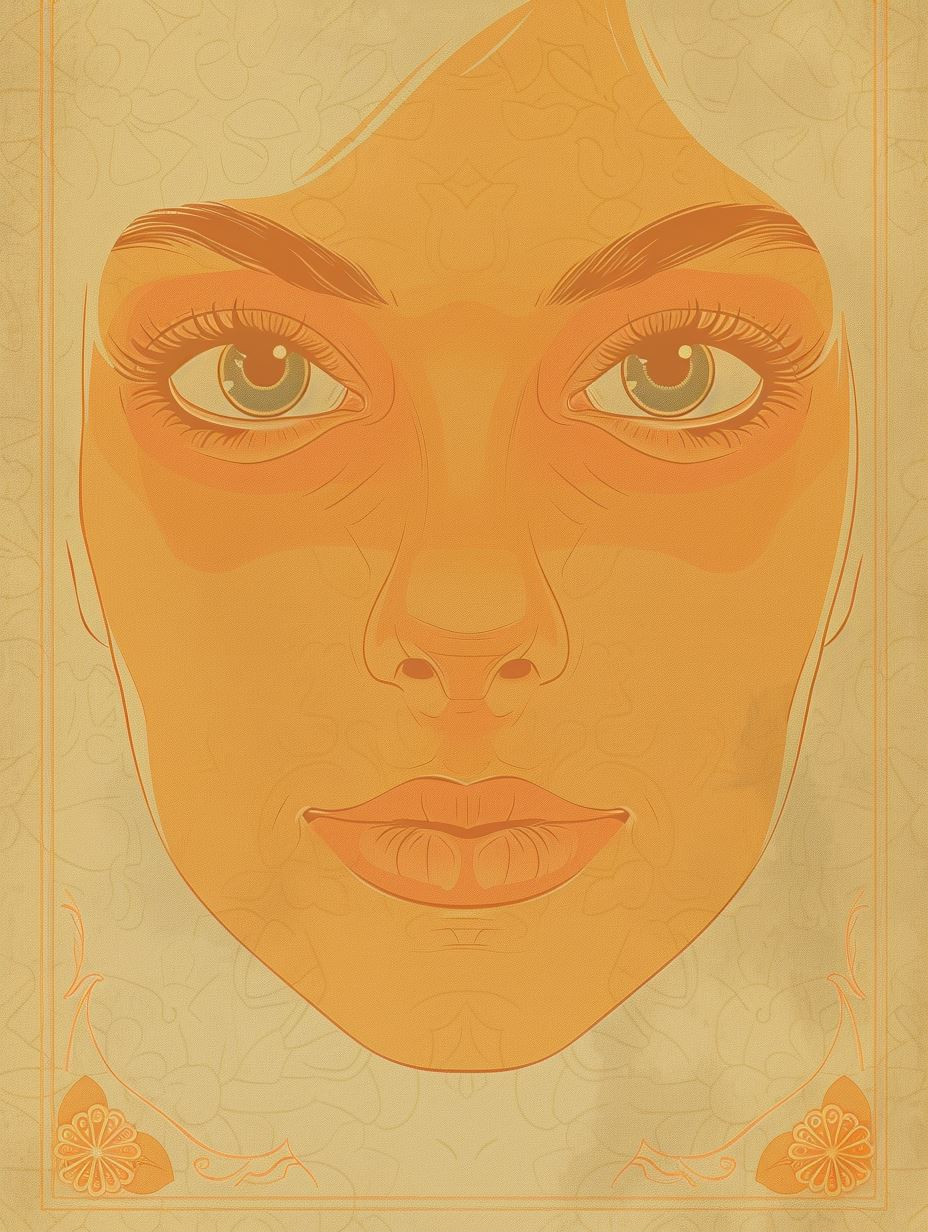 Golden Ethereal Portrait Study