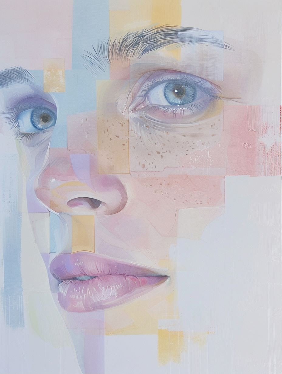 Fragmented Pastel Dream - Image 1