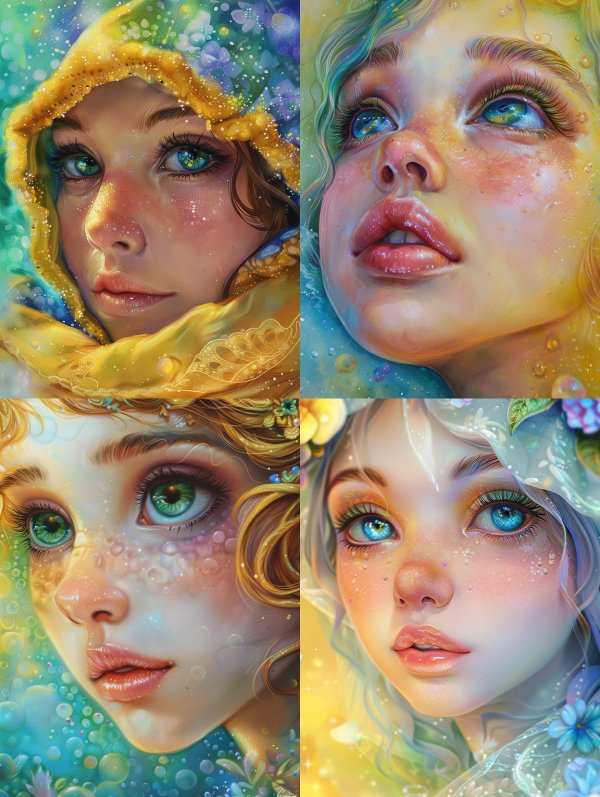 Celestial Golden Gaze