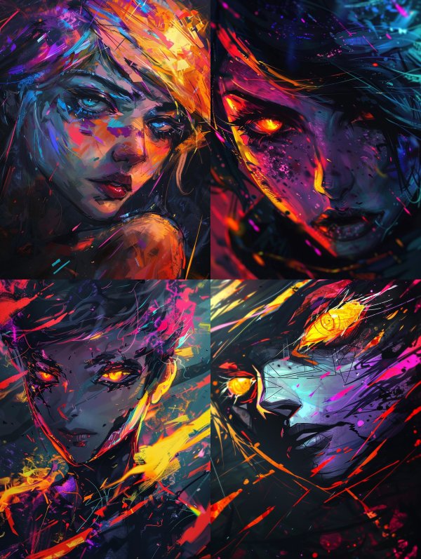 Prismatic Soul Portrait