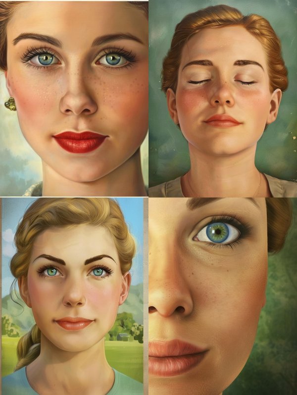 Ethereal Portrait of Timeless Beauty